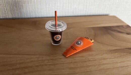 サンマルクカフェのミニチュア 「チョコクロ」と「アイスコーヒー」 #ケンエレファント